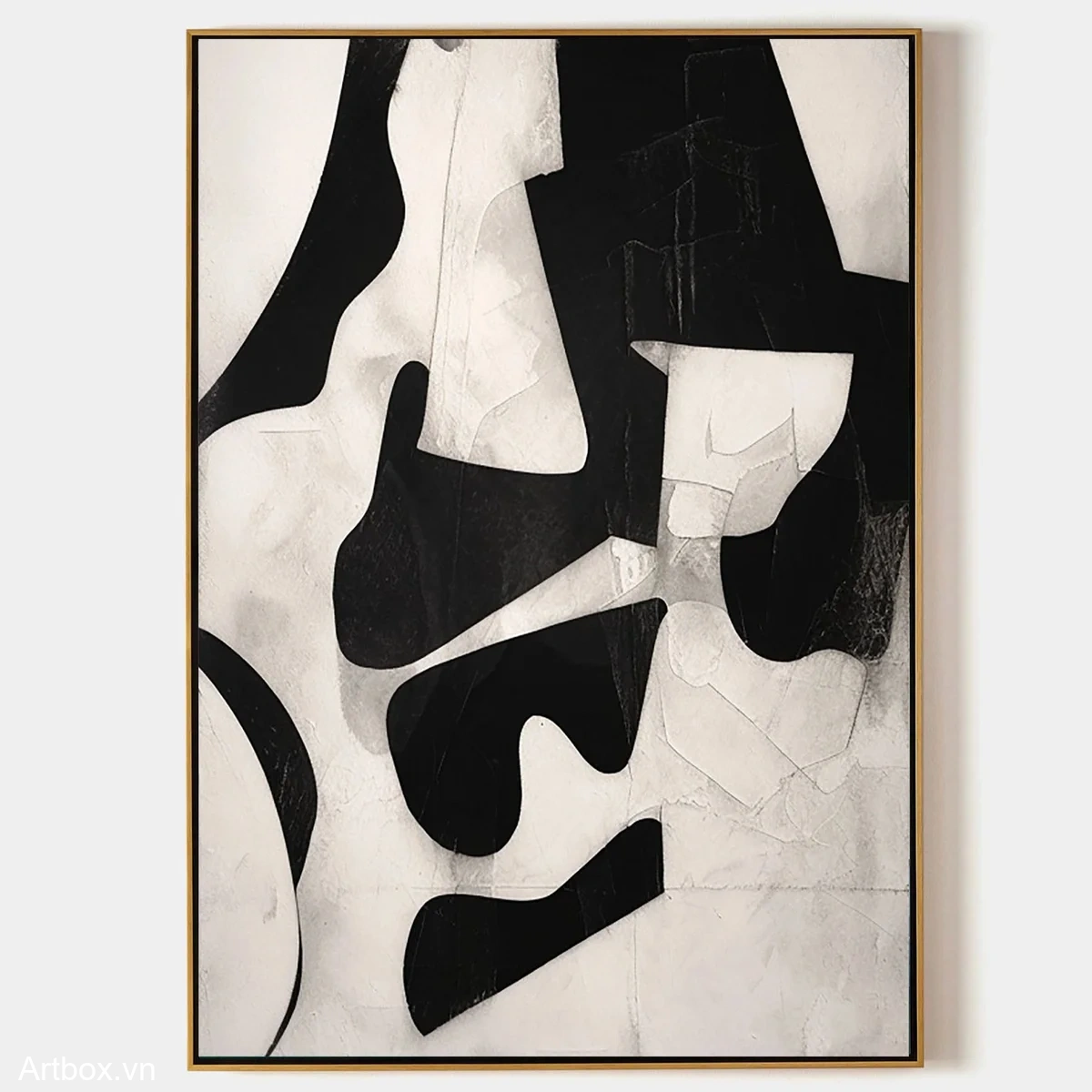 Hài Hòa Đen Trắng – Tranh Sơn Acrylic Trừu Tượng Trừu tượng Đen trắng Trang Trí Phòng khách, Phòng làm việc – Phong Cách Hiện Đại Hài Hòa Đen Trắng – Tranh Sơn Acrylic Trừu Tượng Trừu tượng Đen trắng Trang Trí Phòng khách, Phòng làm việc – Phong Cách Hiện Đại