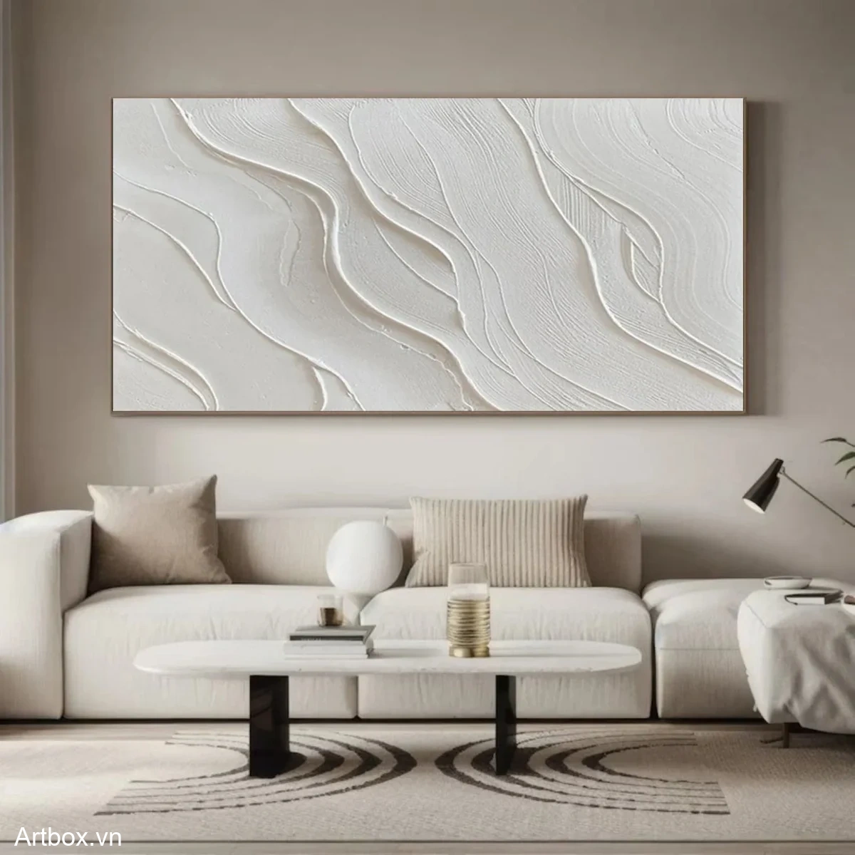 Dòng Chảy Tĩnh Lặng – Tranh Sơn Acrylic Trừu Tượng Trừu tượng Đa sắc Trang Trí Phòng khách, Phòng ngủ – Phong Cách Hiện Đại Dòng Chảy Tĩnh Lặng – Tranh Sơn Acrylic Trừu Tượng Trừu tượng Đa sắc Trang Trí Phòng khách, Phòng ngủ – Phong Cách Hiện Đại