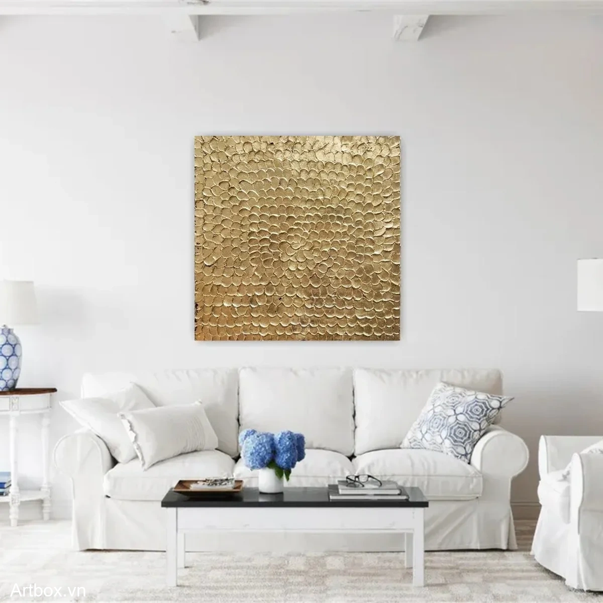 Vàng Ánh Sáng – Tranh Sơn Acrylic Trừu Tượng Trừu tượng Đa sắc Trang Trí Phòng khách, Phòng làm việc – Phong Cách Hiện Đại Vàng Ánh Sáng – Tranh Sơn Acrylic Trừu Tượng Trừu tượng Đa sắc Trang Trí Phòng khách, Phòng làm việc – Phong Cách Hiện Đại