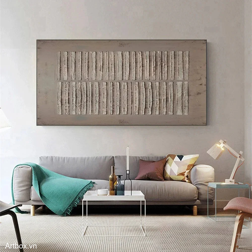 Hơi Thở Tự Nhiên – Tranh Sơn Acrylic Trừu Tượng Trừu tượng Nâu be Trang Trí Phòng khách, Phòng ngủ – Phong Cách Hiện Đại Hơi Thở Tự Nhiên – Tranh Sơn Acrylic Trừu Tượng Trừu tượng Nâu be Trang Trí Phòng khách, Phòng ngủ – Phong Cách Hiện Đại