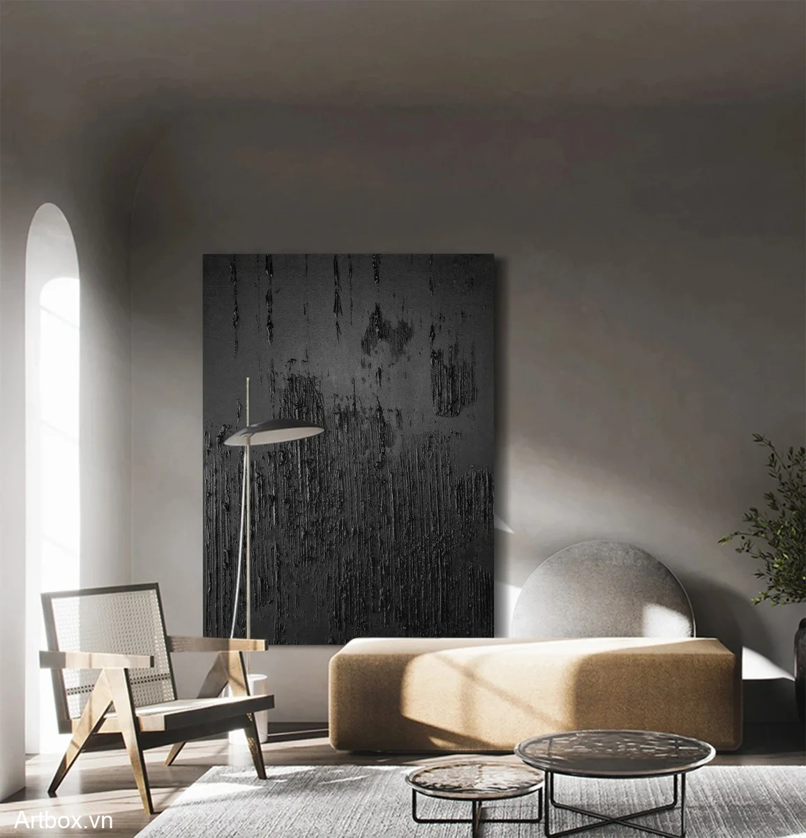 Bức Tường Đen Tĩnh Lặng - Mẫu 4