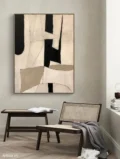 Bản Giao Hưởng Tĩnh Lặng – Tranh Sơn Acrylic Trừu Tượng Trừu tượng Đen trắng Trang Trí Phòng khách, Phòng làm việc – Phong Cách Hiện Đại Bản Giao Hưởng Tĩnh Lặng – Tranh Sơn Acrylic Trừu Tượng Trừu tượng Đen trắng Trang Trí Phòng khách, Phòng làm việc – Phong Cách Hiện Đại
