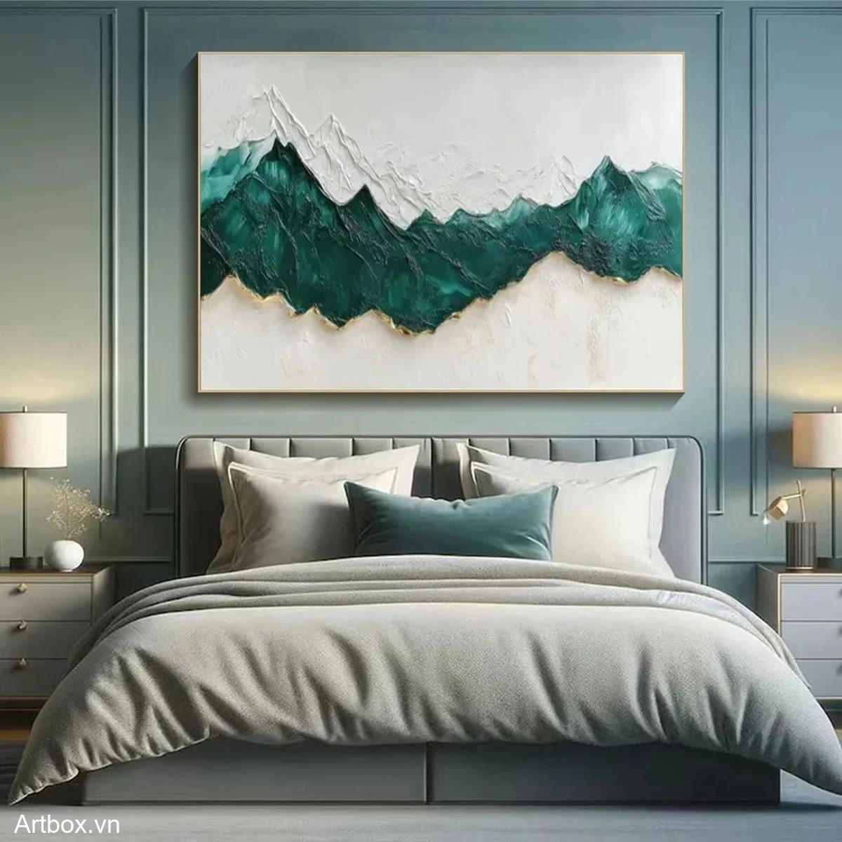 Dãy Núi Xanh Biển - Mẫu 2