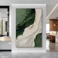 Hòa Quyện Thiên Nhiên – Tranh Sơn Acrylic Trừu Tượng Trừu tượng Xanh lá Trang Trí Phòng khách, Phòng ngủ – Phong Cách Hiện Đại Hòa Quyện Thiên Nhiên – Tranh Sơn Acrylic Trừu Tượng Trừu tượng Xanh lá Trang Trí Phòng khách, Phòng ngủ – Phong Cách Hiện Đại