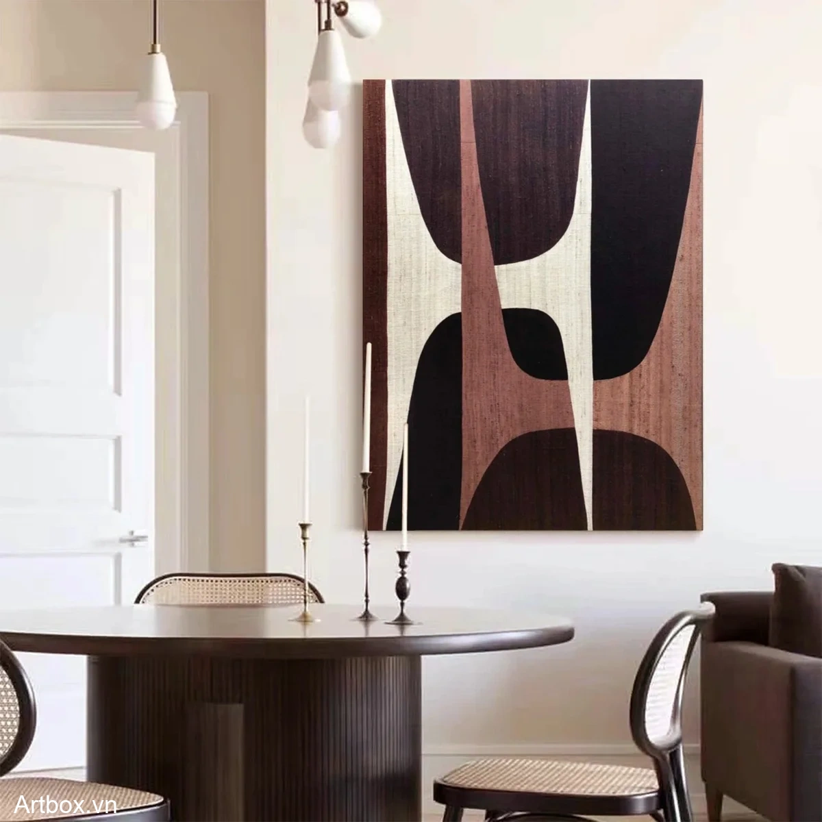 Hòa Quyện Cảm Xúc – Tranh Sơn Acrylic Trừu Tượng Trừu tượng Nâu be Trang Trí Phòng khách, Phòng làm việc – Phong Cách Hiện Đại Hòa Quyện Cảm Xúc – Tranh Sơn Acrylic Trừu Tượng Trừu tượng Nâu be Trang Trí Phòng khách, Phòng làm việc – Phong Cách Hiện Đại