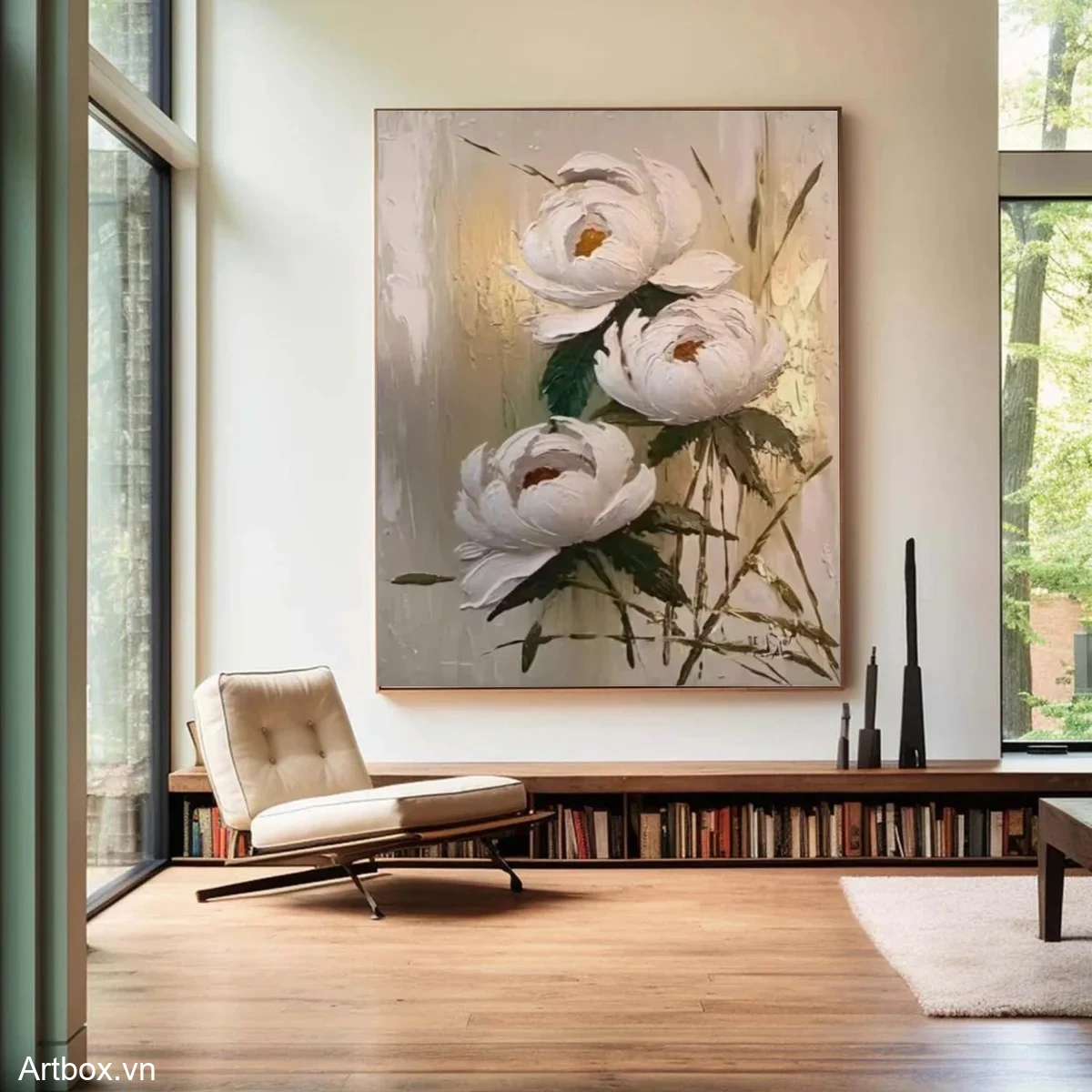 Nét Đẹp Từ Hoa Trắng - Mẫu 1