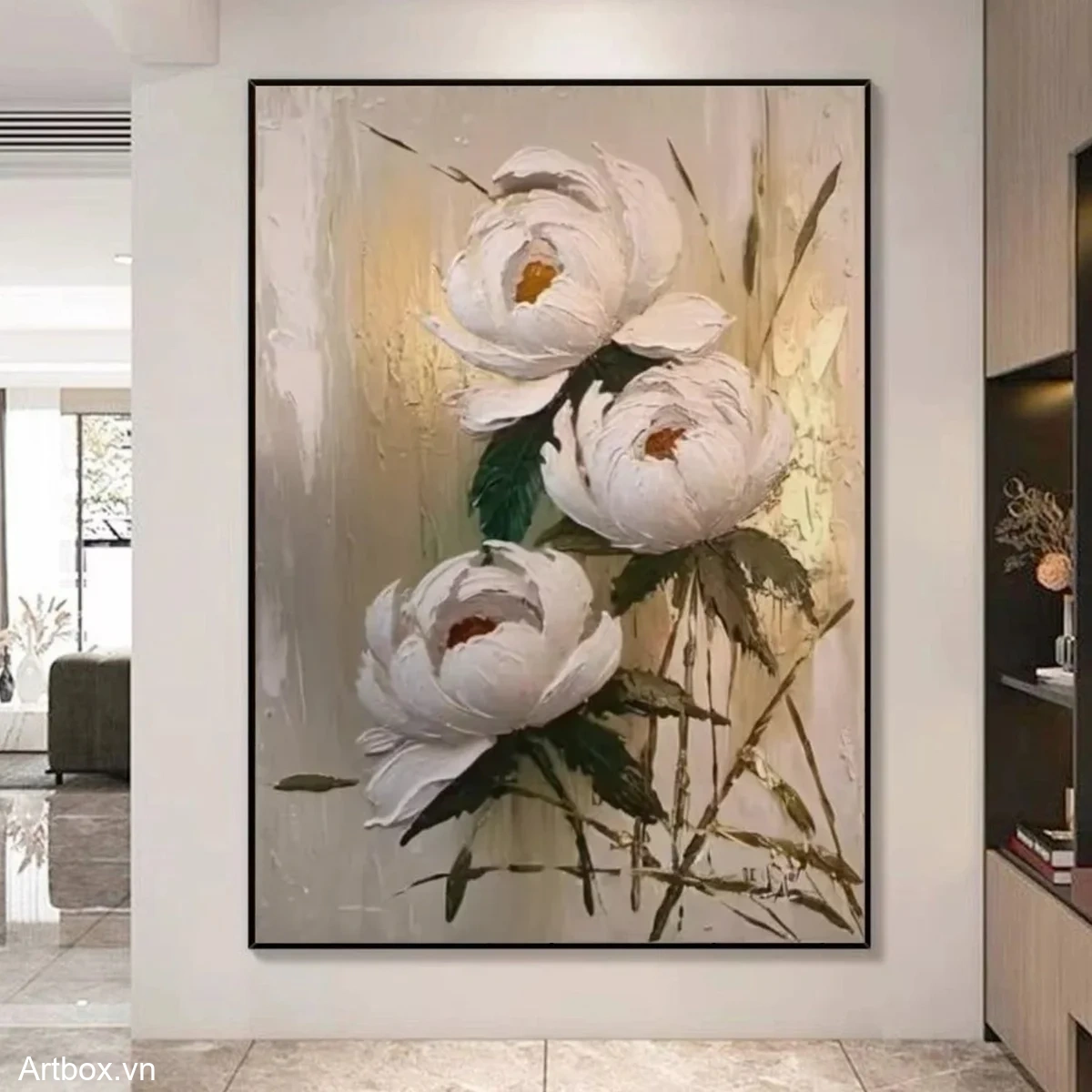 Nét Đẹp Từ Hoa Trắng - Mẫu 2