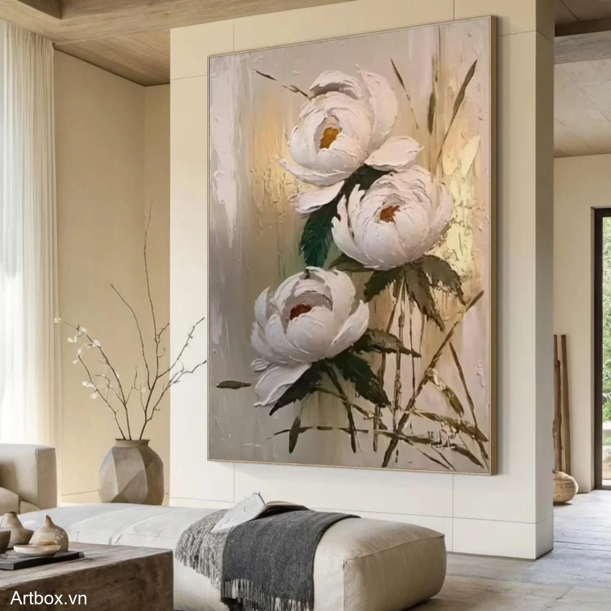 Nét Đẹp Từ Hoa Trắng - Mẫu 4