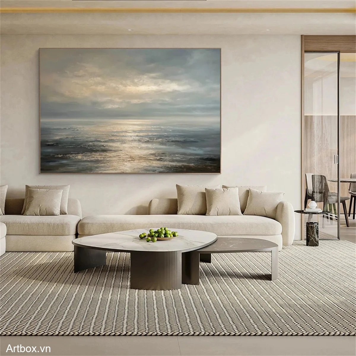 Bình Minh Trên Biển - Mẫu 1