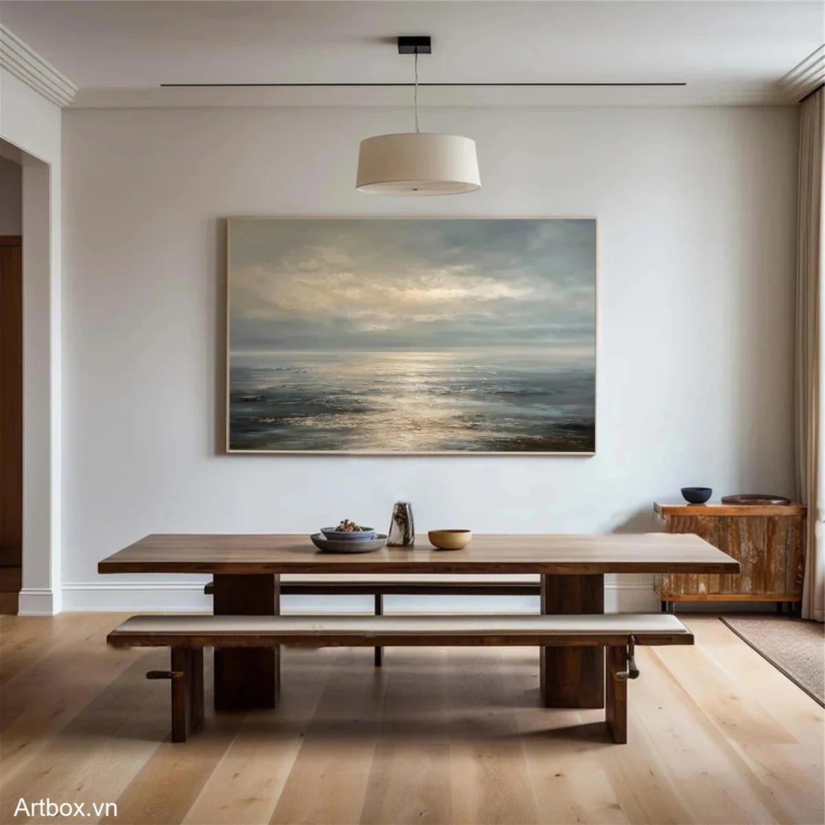 Bình Minh Trên Biển - Mẫu 3