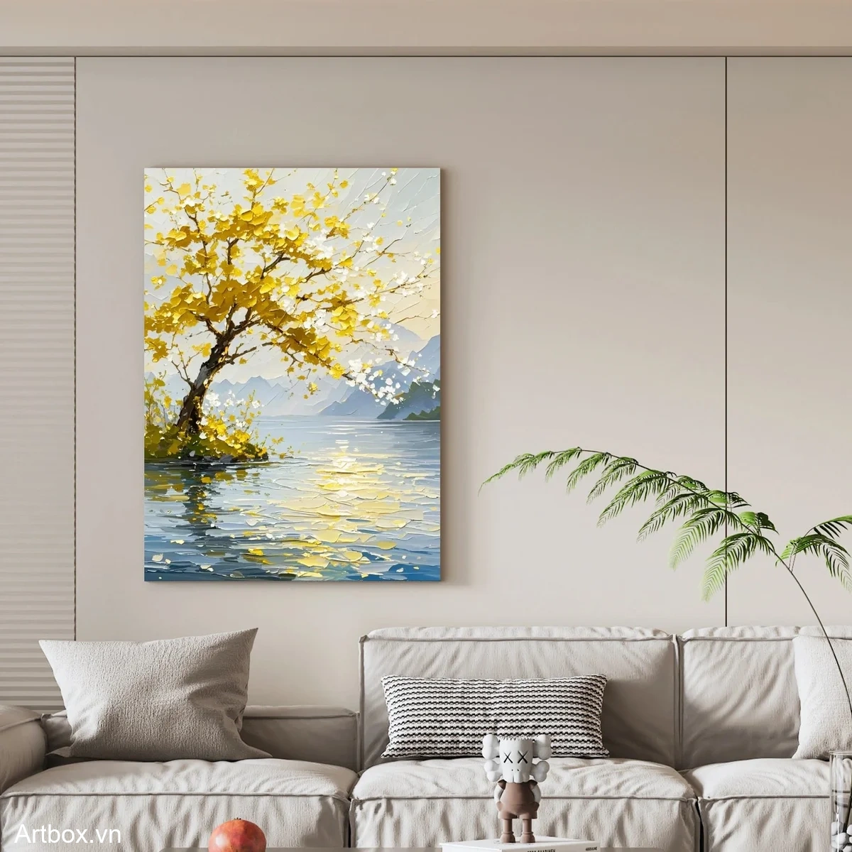 Ánh Sáng Trên Hồ Nước - Mẫu 2