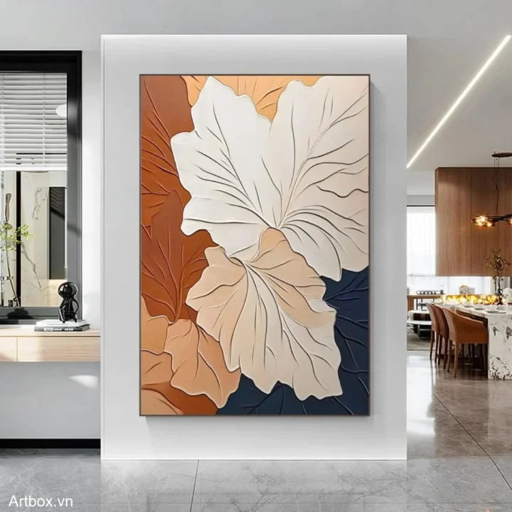 Hơi Thở Của Thiên Nhiên – Tranh Sơn Acrylic Trừu Tượng Cây Đa sắc Trang Trí Phòng khách, Phòng ngủ – Phong Cách Hiện Đại