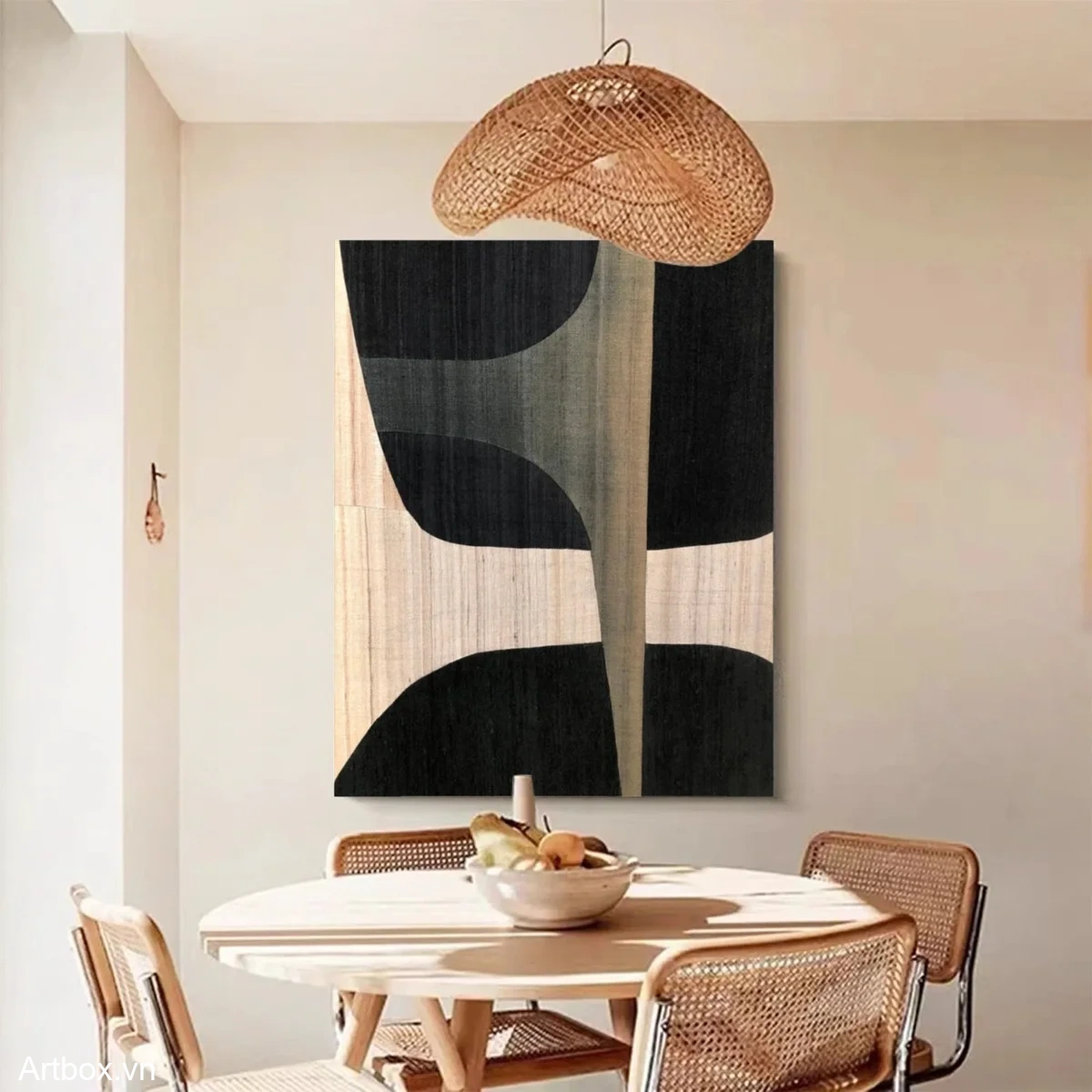 Hòa Quyện Đen Trắng - Mẫu 3