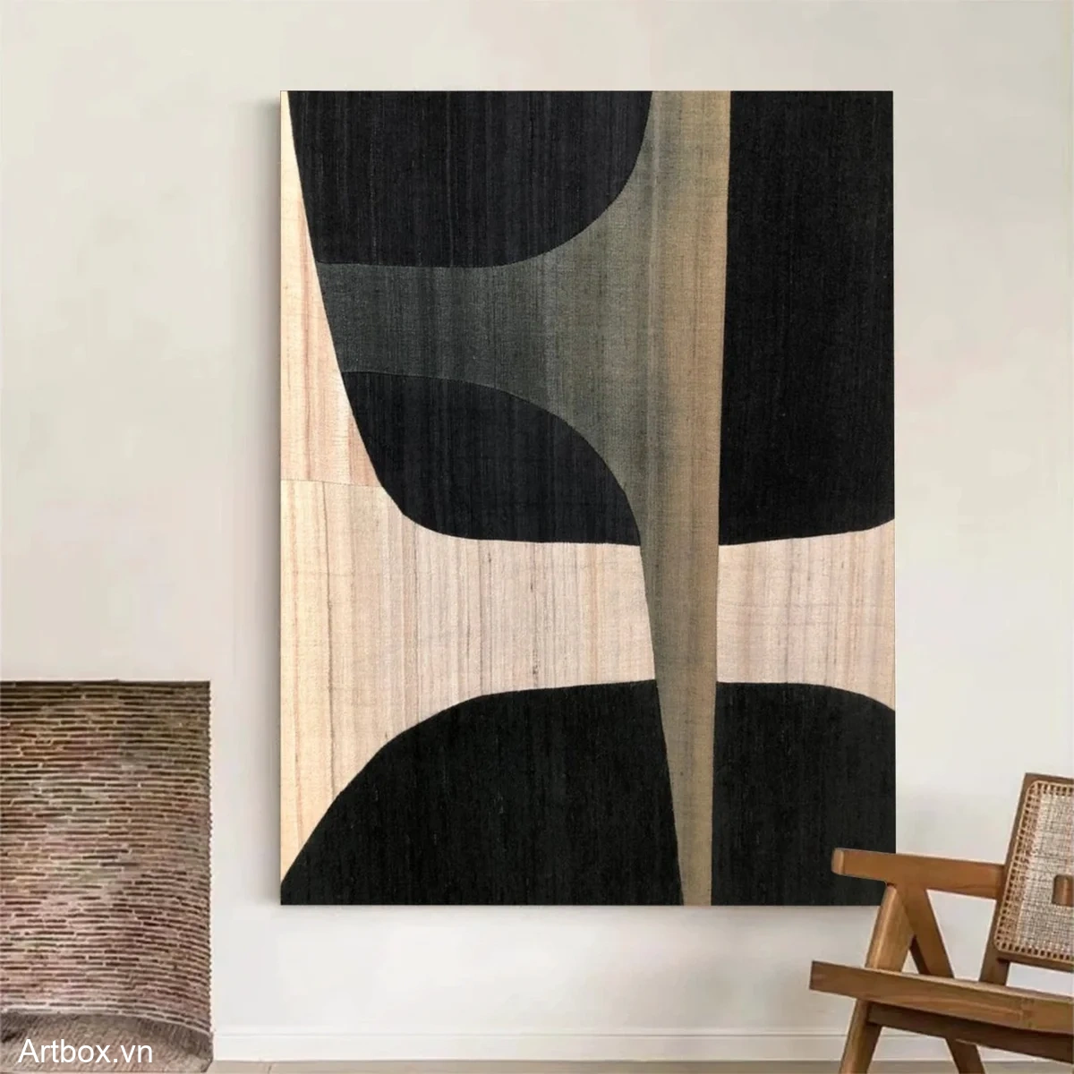 Hòa Quyện Đen Trắng - Mẫu 4