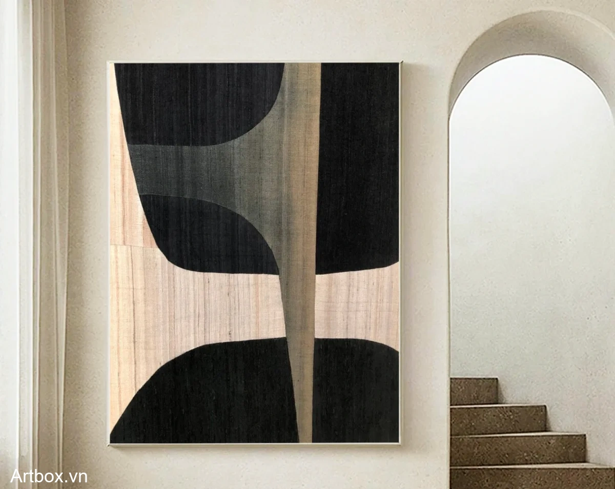 Hòa Quyện Đen Trắng – Tranh Sơn Acrylic Trừu Tượng Trừu tượng Đen trắng Trang Trí Phòng khách, Phòng làm việc – Phong Cách Hiện Đại Hòa Quyện Đen Trắng – Tranh Sơn Acrylic Trừu Tượng Trừu tượng Đen trắng Trang Trí Phòng khách, Phòng làm việc – Phong Cách Hiện Đại