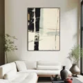 Bản Giao Hưởng Trừu Tượng – Tranh Sơn Acrylic Trừu Tượng Trừu tượng Đen trắng Trang Trí Phòng khách, Phòng làm việc – Phong Cách Hiện Đại Bản Giao Hưởng Trừu Tượng – Tranh Sơn Acrylic Trừu Tượng Trừu tượng Đen trắng Trang Trí Phòng khách, Phòng làm việc – Phong Cách Hiện Đại