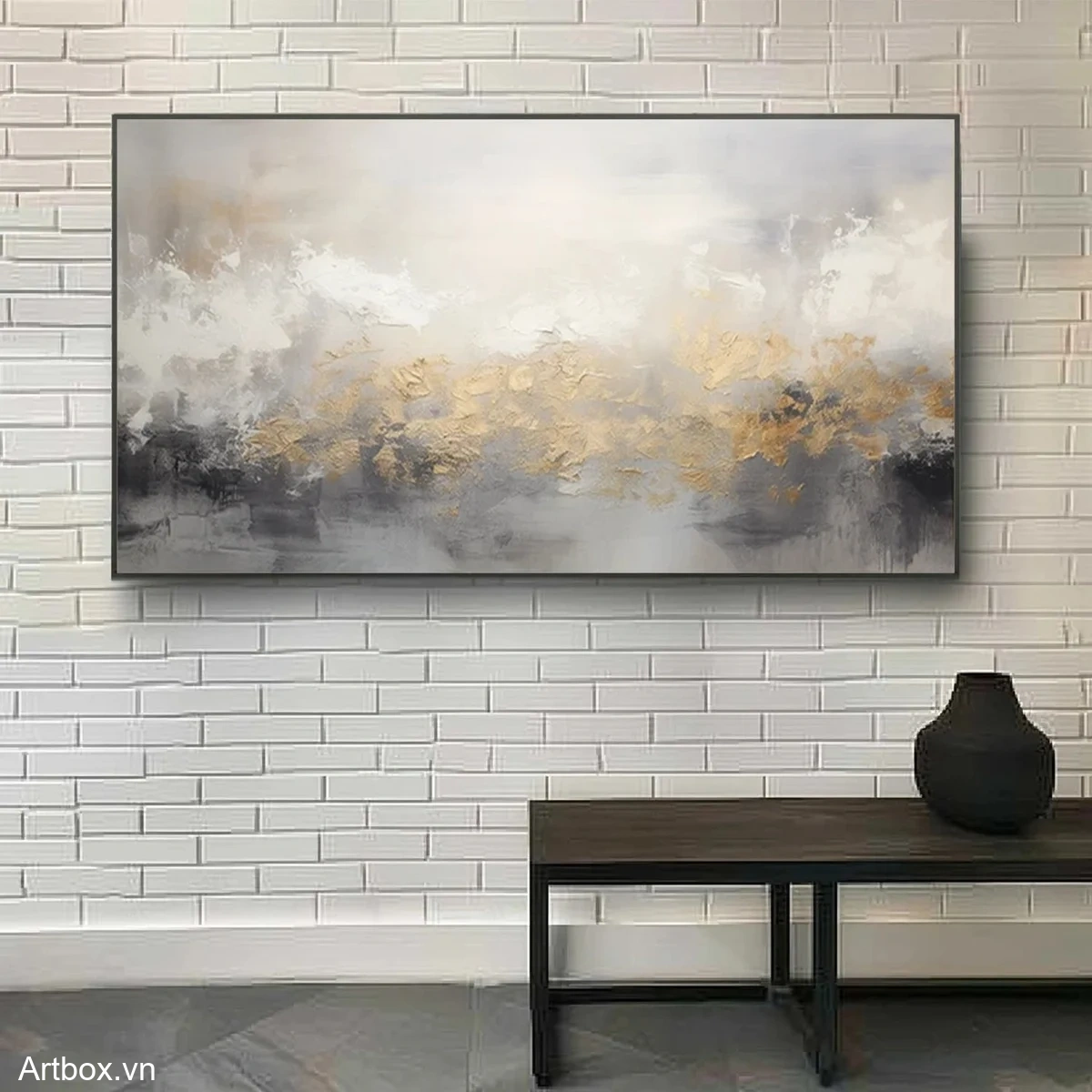 Sắc Vàng Trên Nền Xám - Mẫu 1