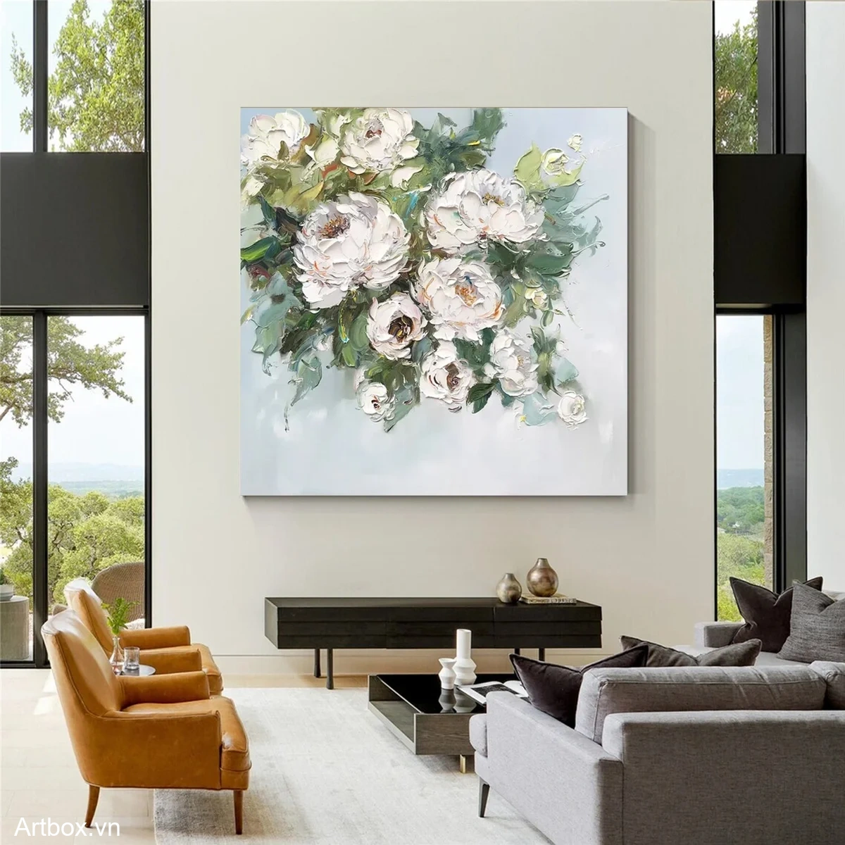 Vườn Hoa Trắng - Mẫu 1