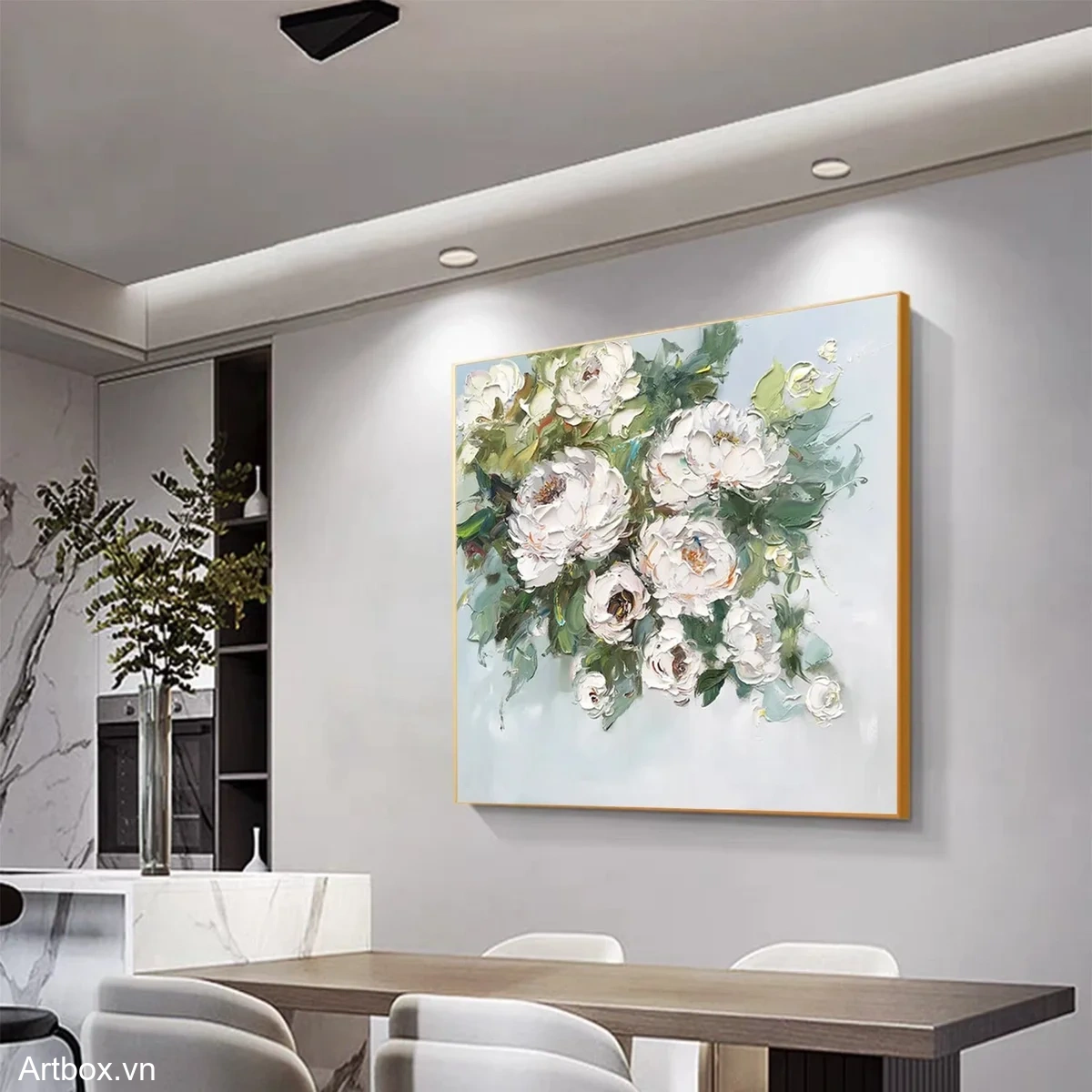 Vườn Hoa Trắng - Mẫu 3