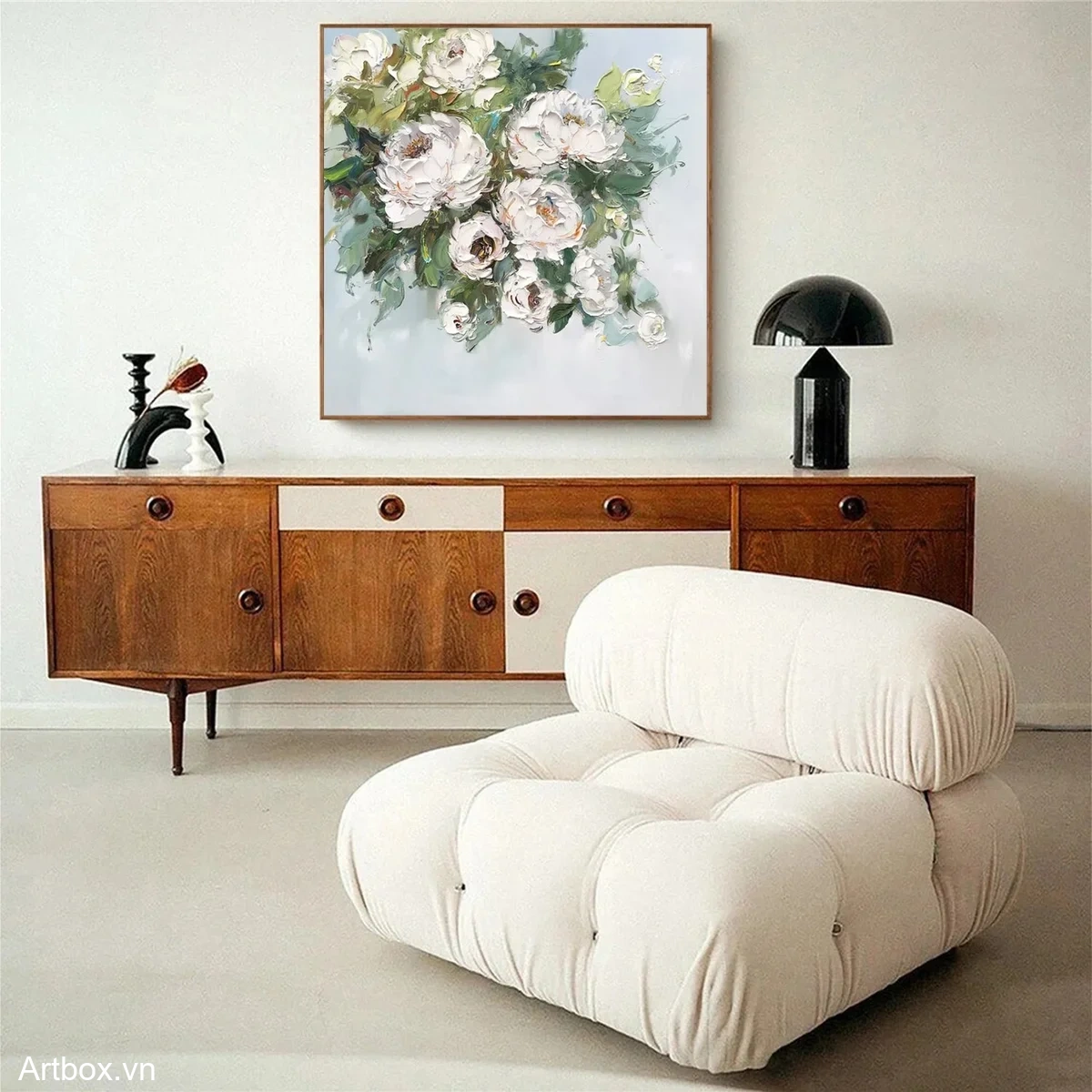 Vườn Hoa Trắng - Mẫu 4