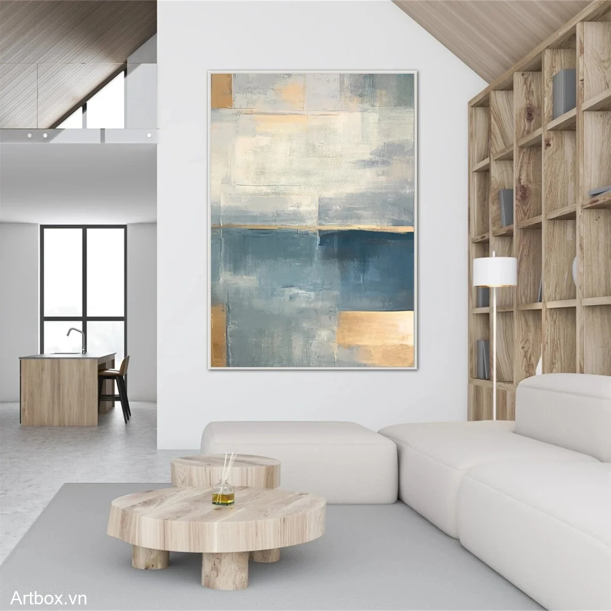 Hòa quyện sắc màu - Mẫu 2