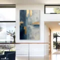 Hòa Quyện Của Màu Sắc – Tranh Sơn Acrylic Trừu Tượng Trừu tượng Xanh dương Trang Trí Phòng khách, Phòng làm việc – Phong Cách Hiện Đại Hòa Quyện Của Màu Sắc – Tranh Sơn Acrylic Trừu Tượng Trừu tượng Xanh dương Trang Trí Phòng khách, Phòng làm việc – Phong Cách Hiện Đại