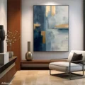Hòa Quyện Của Màu Sắc – Tranh Sơn Acrylic Trừu Tượng Trừu tượng Xanh dương Trang Trí Phòng khách, Phòng làm việc – Phong Cách Hiện Đại Hòa Quyện Của Màu Sắc – Tranh Sơn Acrylic Trừu Tượng Trừu tượng Xanh dương Trang Trí Phòng khách, Phòng làm việc – Phong Cách Hiện Đại