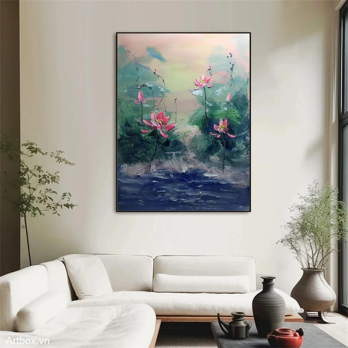 Hồ Sen Dịu Dàng - Mẫu 4