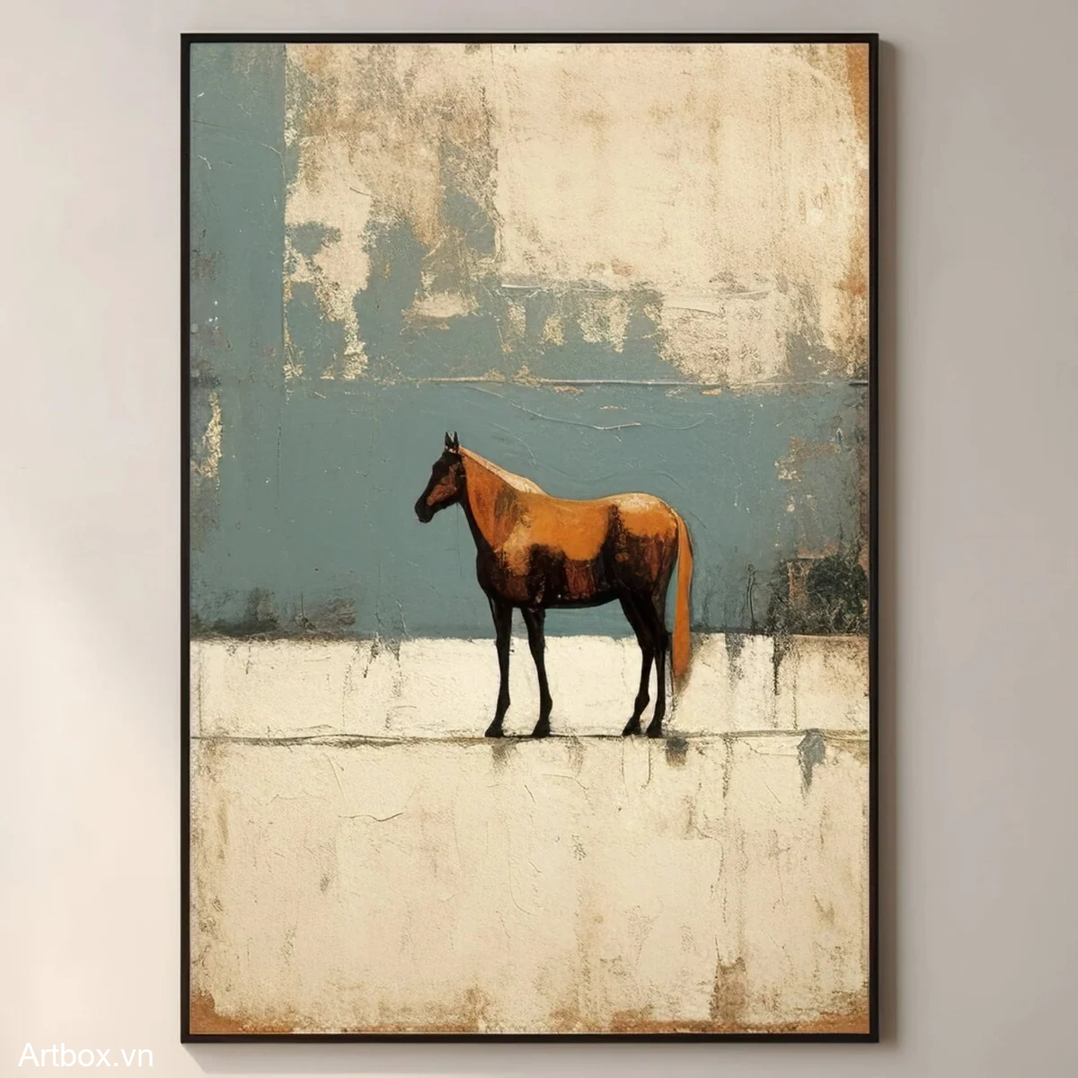 Ngựa Trên Cánh Đồng - Mẫu 2