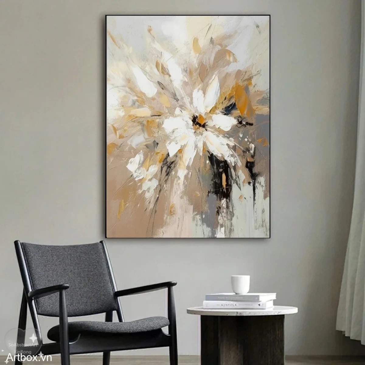 Nắng Sớm Trên Hoa - Mẫu 1