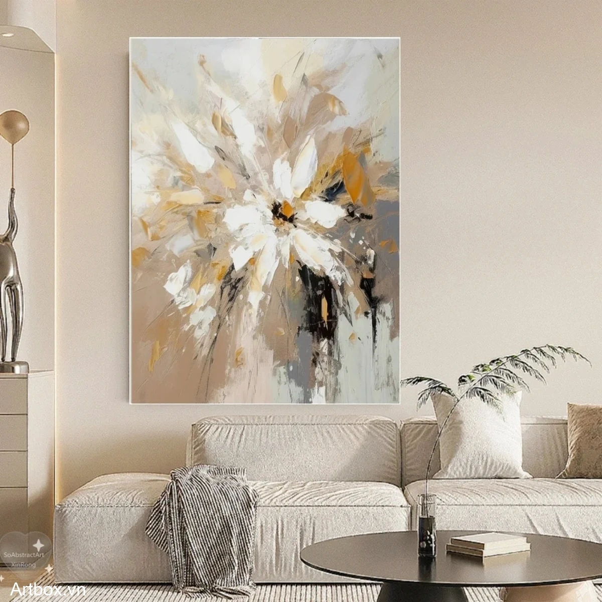 Nắng Sớm Trên Hoa - Mẫu 4