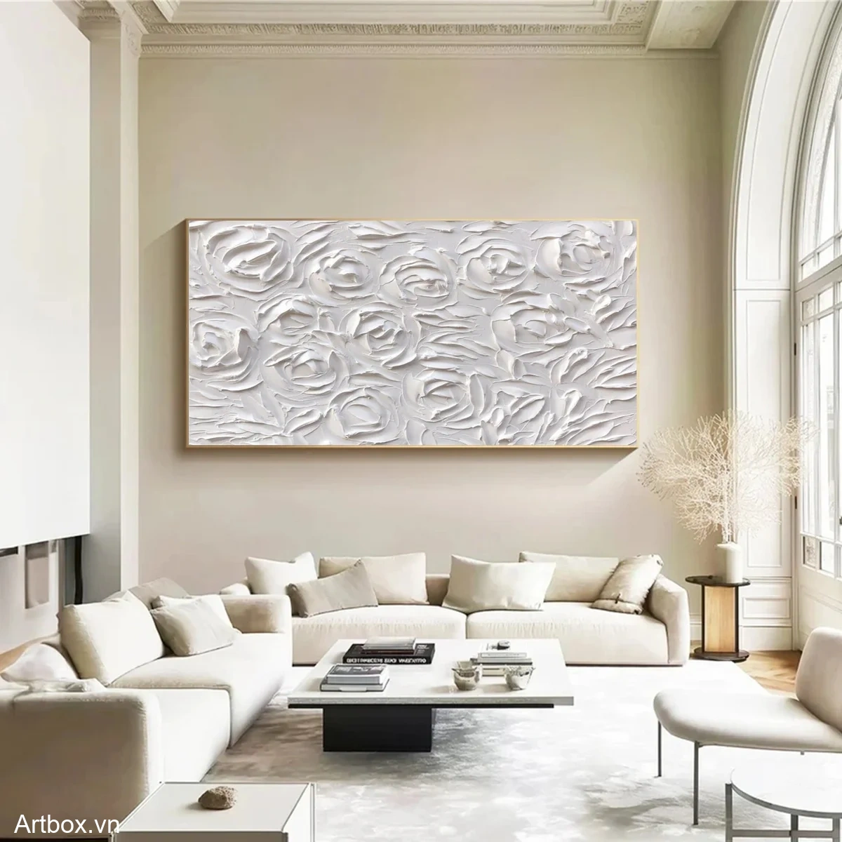 Vườn Hoa Trắng - Mẫu 1