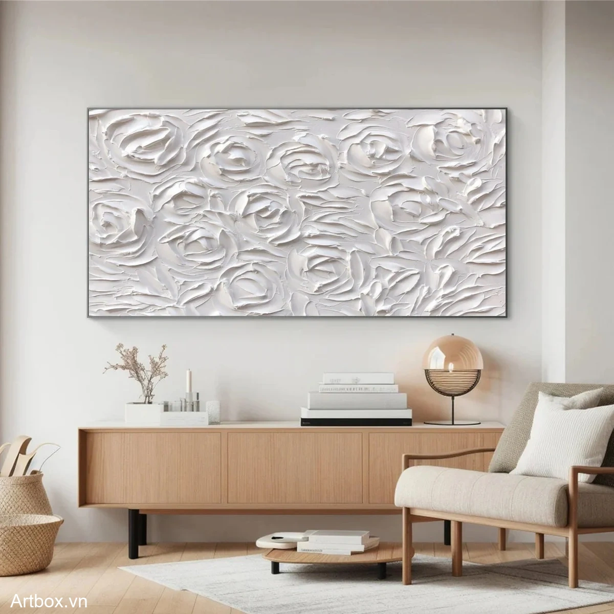 Vườn Hoa Trắng - Mẫu 2