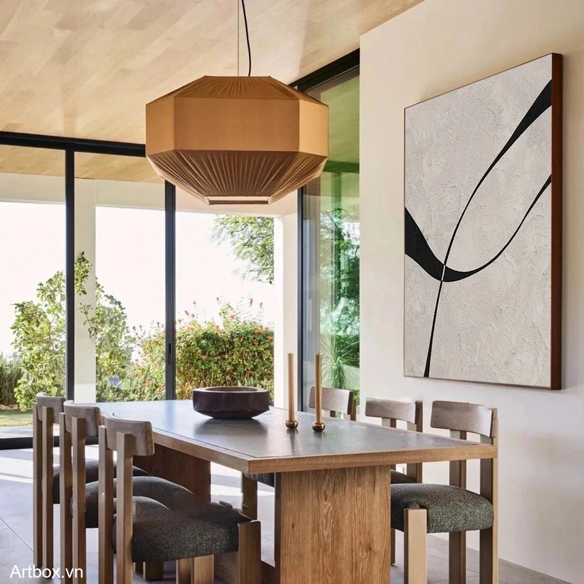 Hòa Quyện Đen Trắng - Mẫu 4