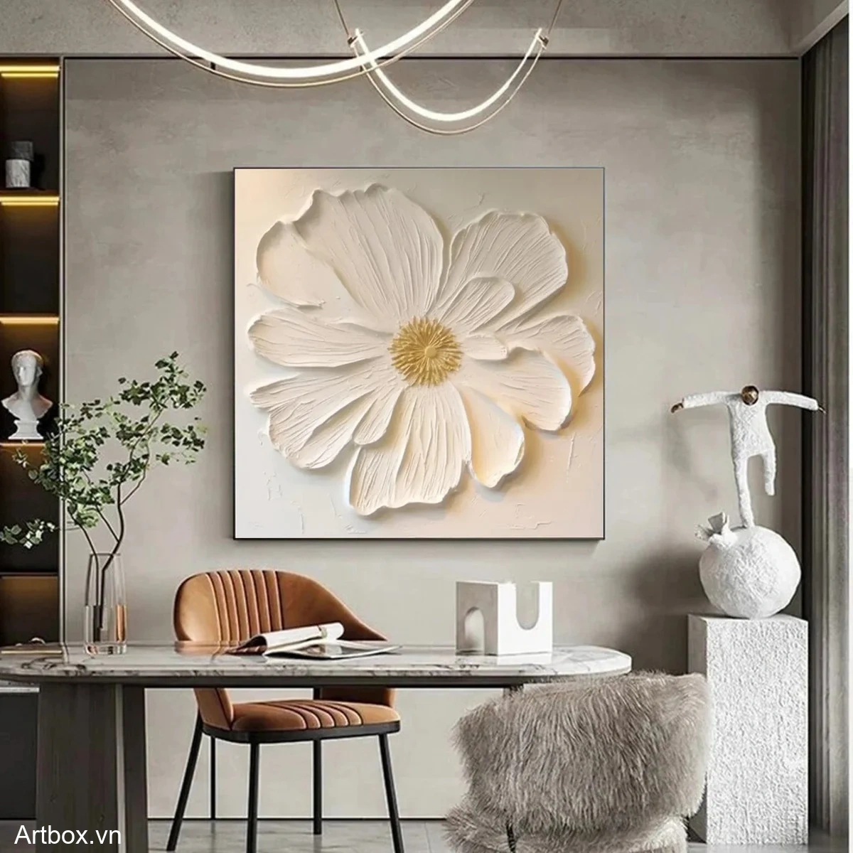 Nét Đẹp Từ Hoa Trắng - Mẫu 2