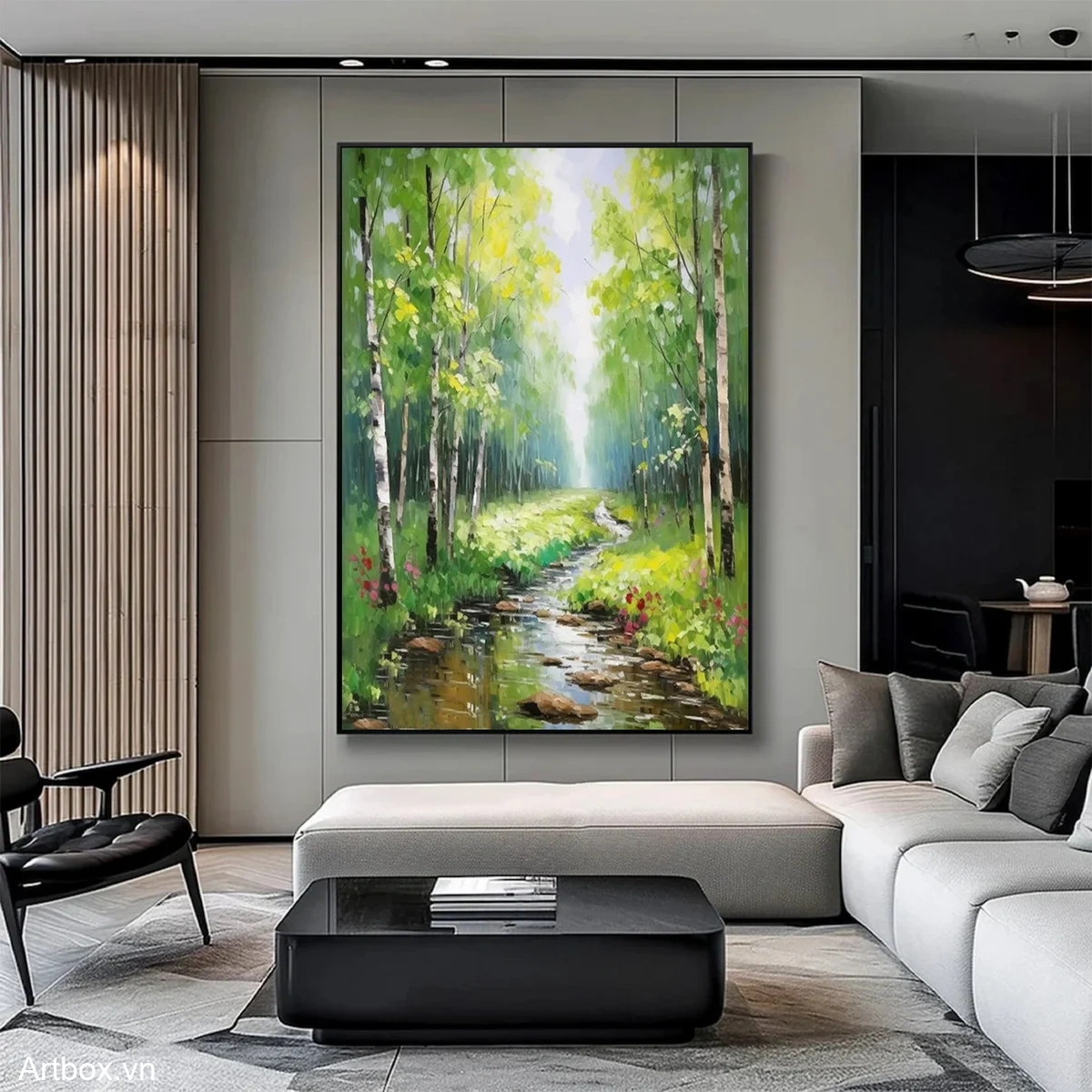 Dòng Suối Trong Xanh - Mẫu 2