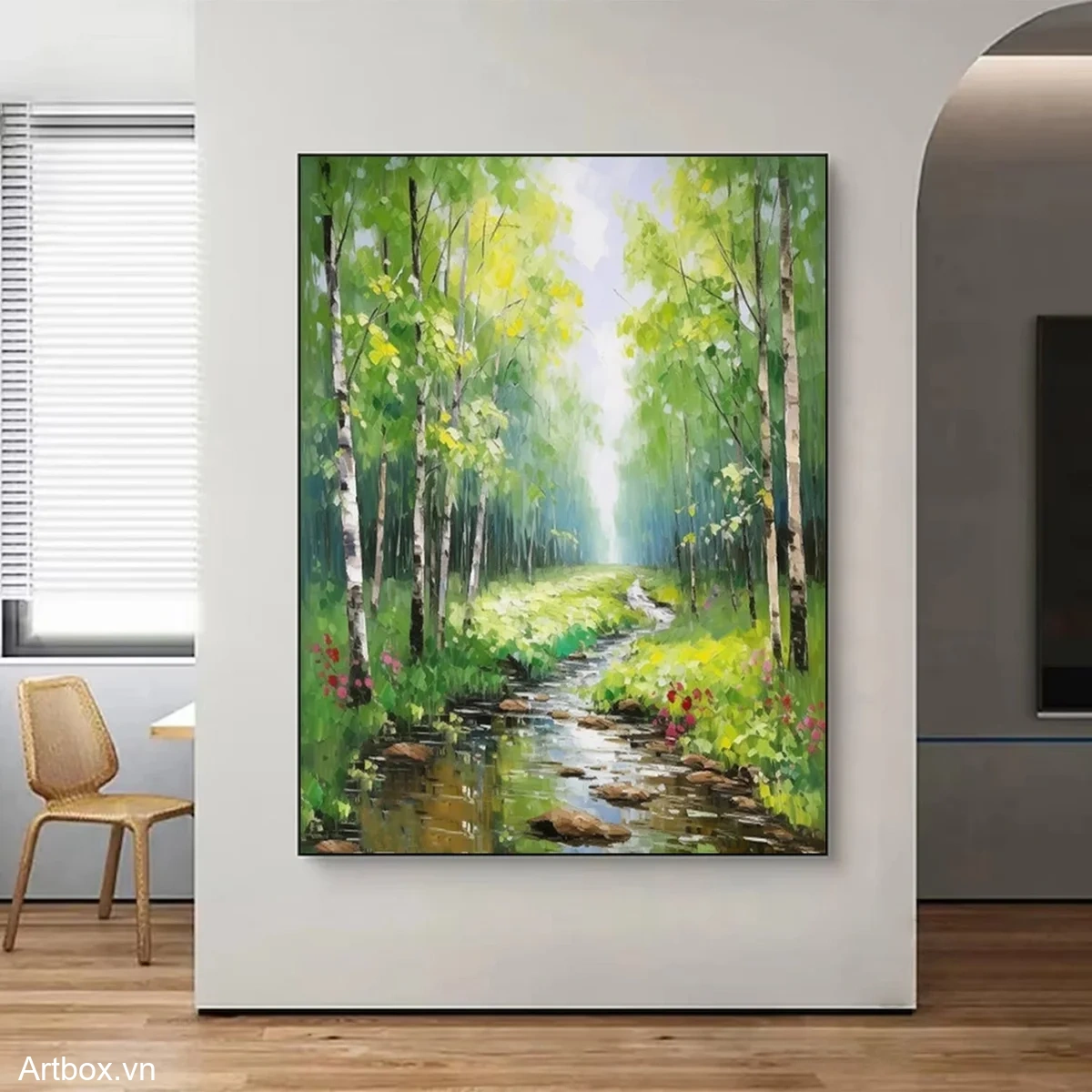 Dòng Suối Trong Xanh - Mẫu 3
