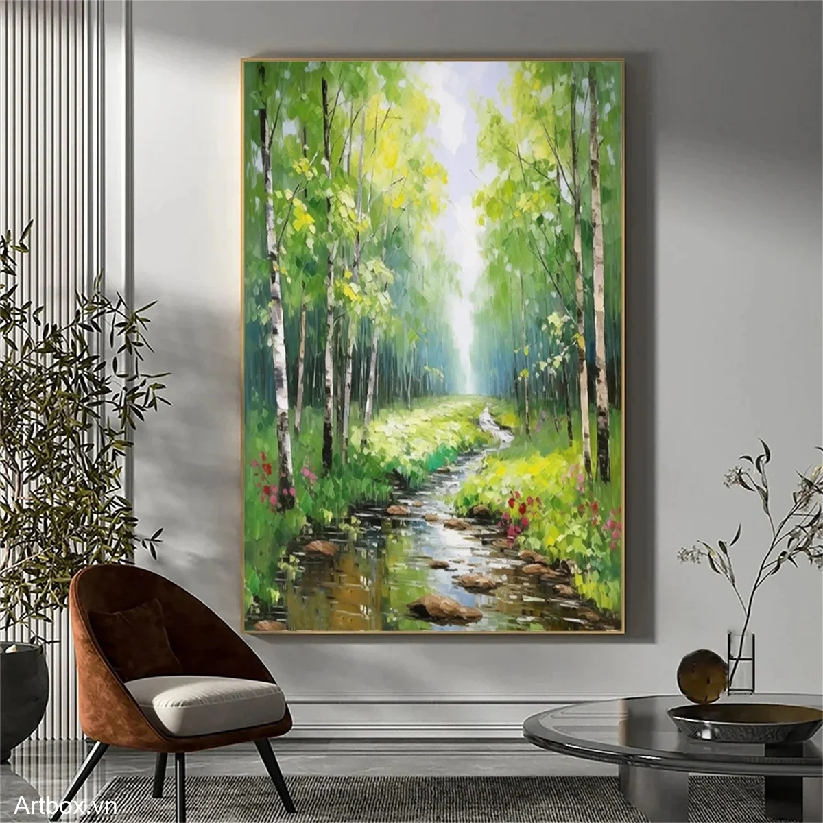 Dòng Suối Trong Xanh - Mẫu 4