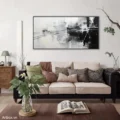 Bản Giao Hưởng Đen Trắng – Tranh Sơn Acrylic Trừu Tượng Trừu tượng Đen trắng Trang Trí Phòng khách, Phòng làm việc – Phong Cách Hiện Đại Bản Giao Hưởng Đen Trắng – Tranh Sơn Acrylic Trừu Tượng Trừu tượng Đen trắng Trang Trí Phòng khách, Phòng làm việc – Phong Cách Hiện Đại