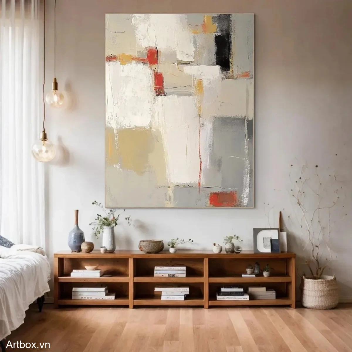 Hòa sắc trừu tượng - Mẫu 1