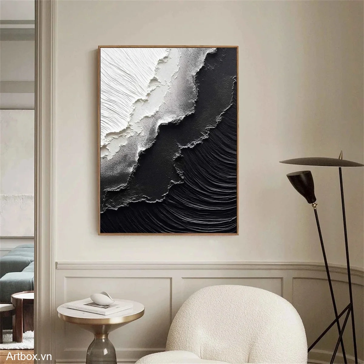 Hơi Thở Đen Trắng - Mẫu 1