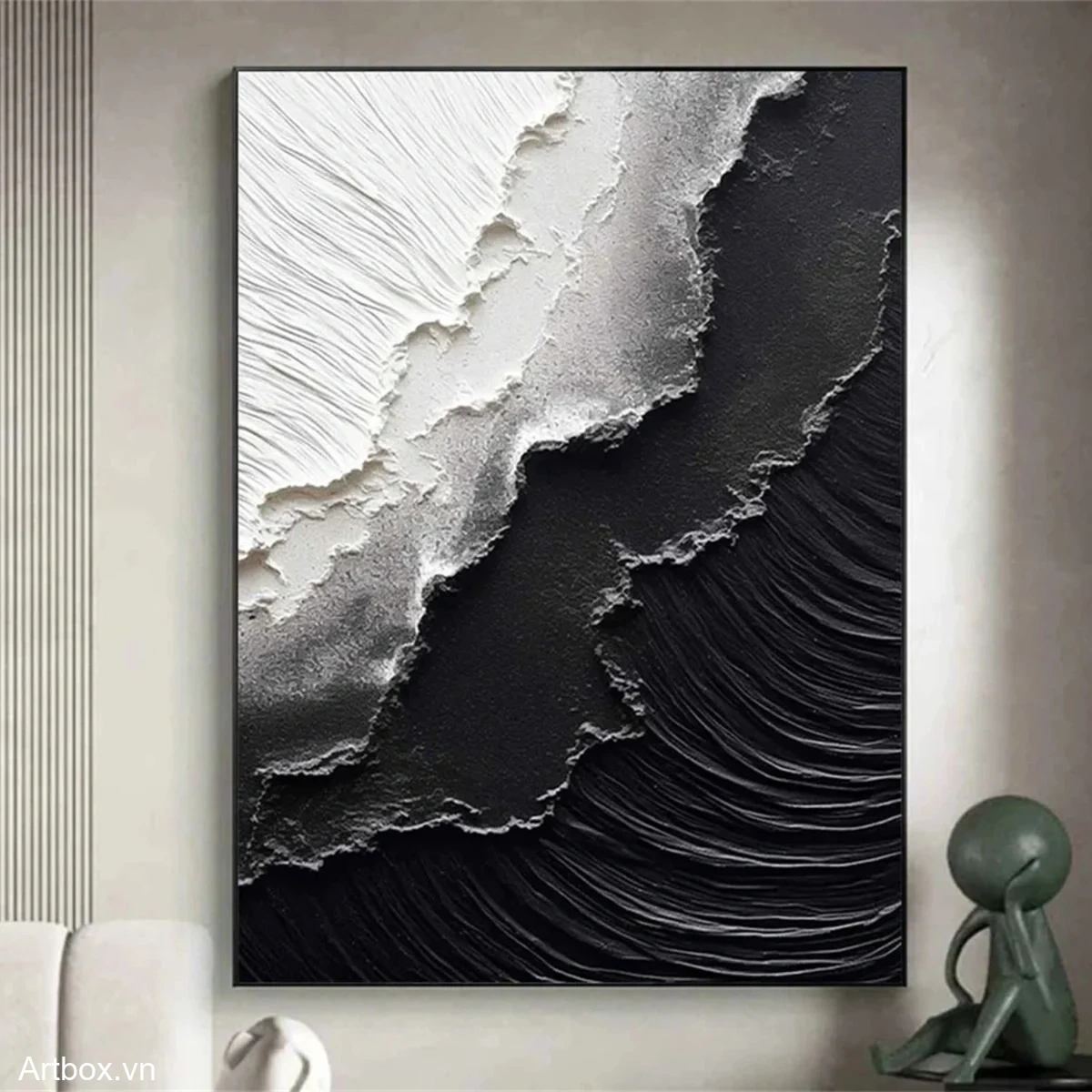 Hơi Thở Đen Trắng - Mẫu 2