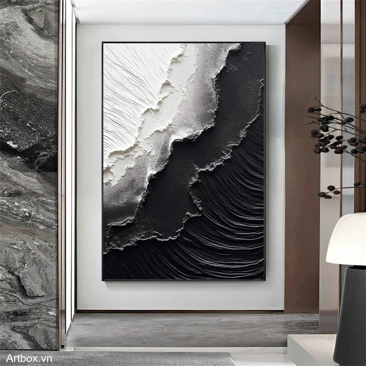 Hơi Thở Đen Trắng - Mẫu 4