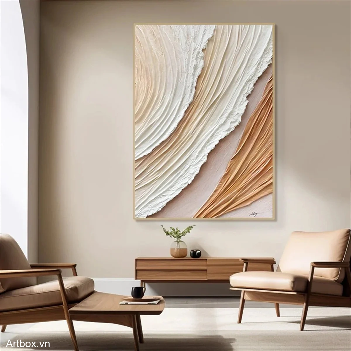 Dòng Chảy Từ Nền Đất - Mẫu 1