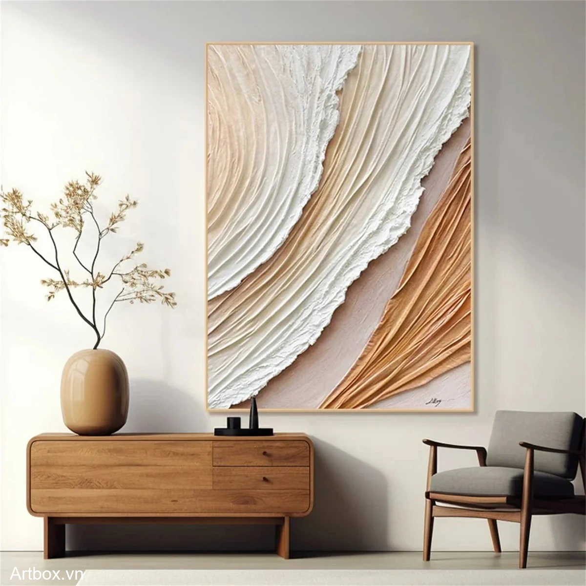 Dòng Chảy Từ Nền Đất - Mẫu 3