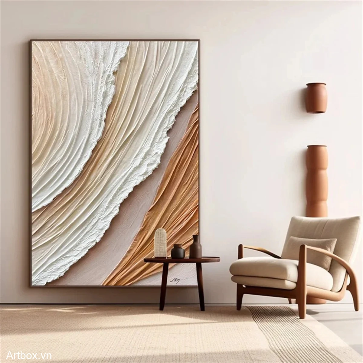 Dòng Chảy Từ Nền Đất - Mẫu 4