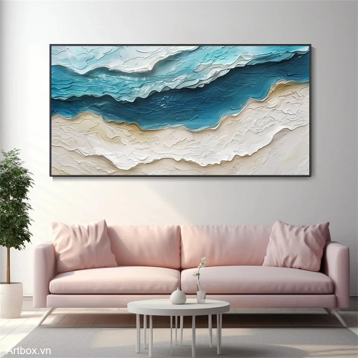 Biển Xanh Mênh Mông - Mẫu 4