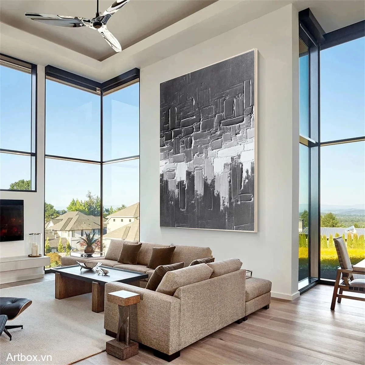 Bản Giao Hưởng Đen Trắng – Tranh Sơn Acrylic Trừu Tượng Trừu tượng Đen trắng Trang Trí Phòng khách, Phòng làm việc – Phong Cách Hiện Đại Bản Giao Hưởng Đen Trắng – Tranh Sơn Acrylic Trừu Tượng Trừu tượng Đen trắng Trang Trí Phòng khách, Phòng làm việc – Phong Cách Hiện Đại