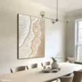 Hơi Thở Của Biển – Tranh Sơn Acrylic Trừu Tượng Biển Đa sắc Trang Trí Phòng khách, Phòng ngủ – Phong Cách Hiện Đại