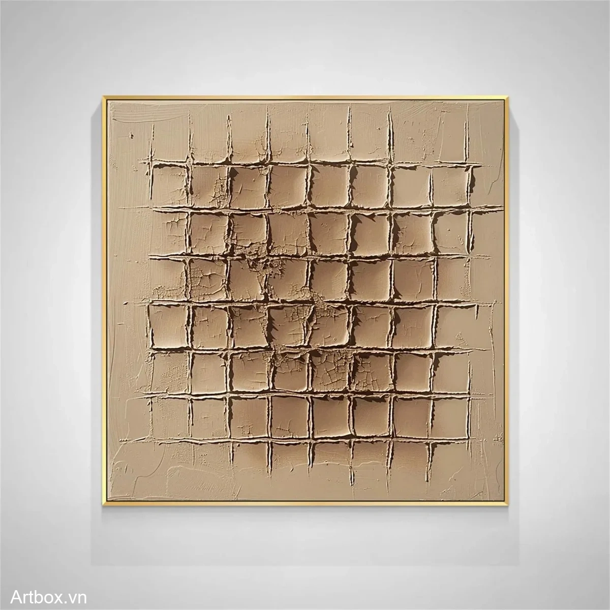 Mảng Không Gian Đất – Tranh Sơn Acrylic Trừu Tượng Trừu tượng Nâu be Trang Trí Phòng khách, Phòng ngủ – Phong Cách Hiện Đại Mảng Không Gian Đất – Tranh Sơn Acrylic Trừu Tượng Trừu tượng Nâu be Trang Trí Phòng khách, Phòng ngủ – Phong Cách Hiện Đại